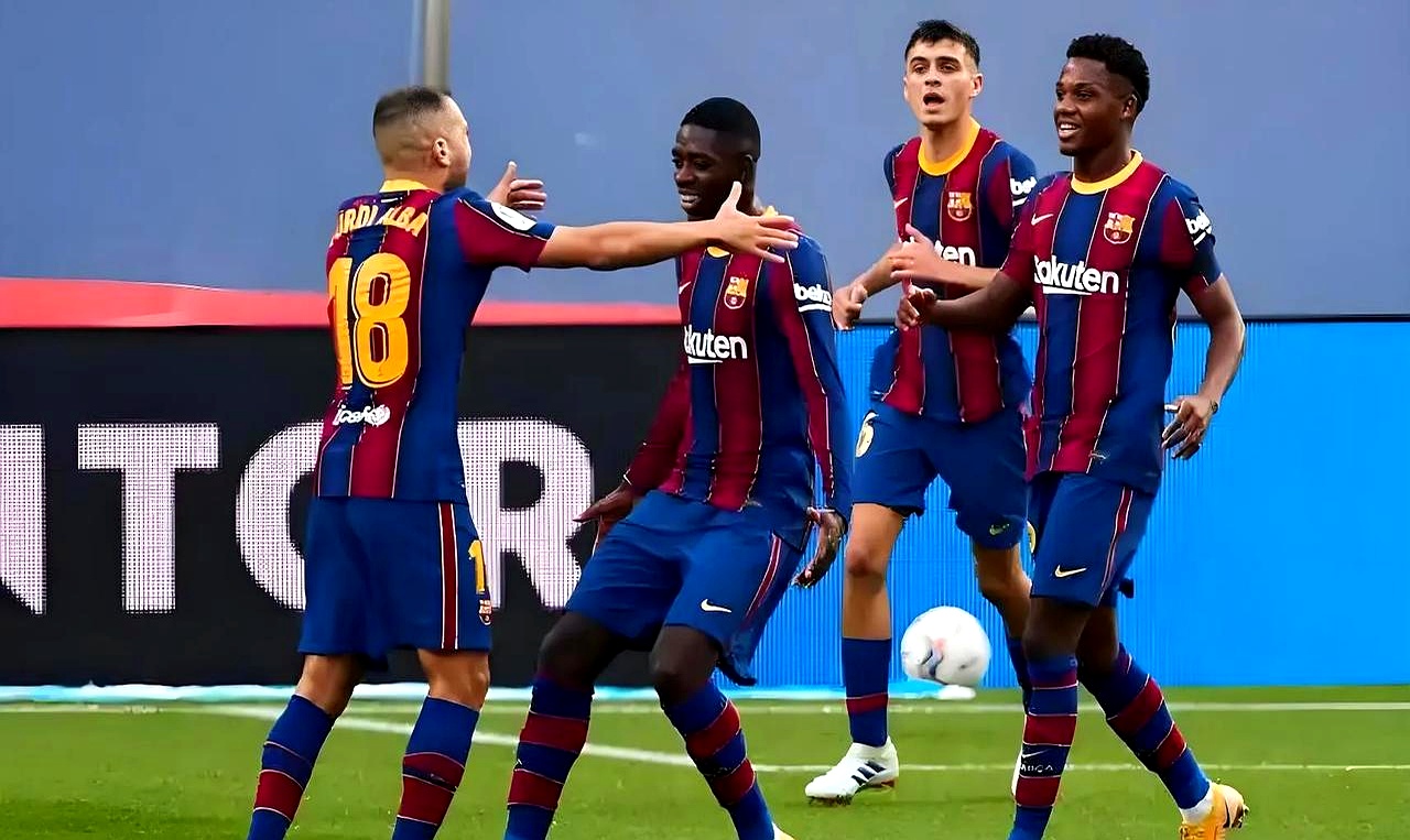 巴塞罗那连下两城整体表现差强人意