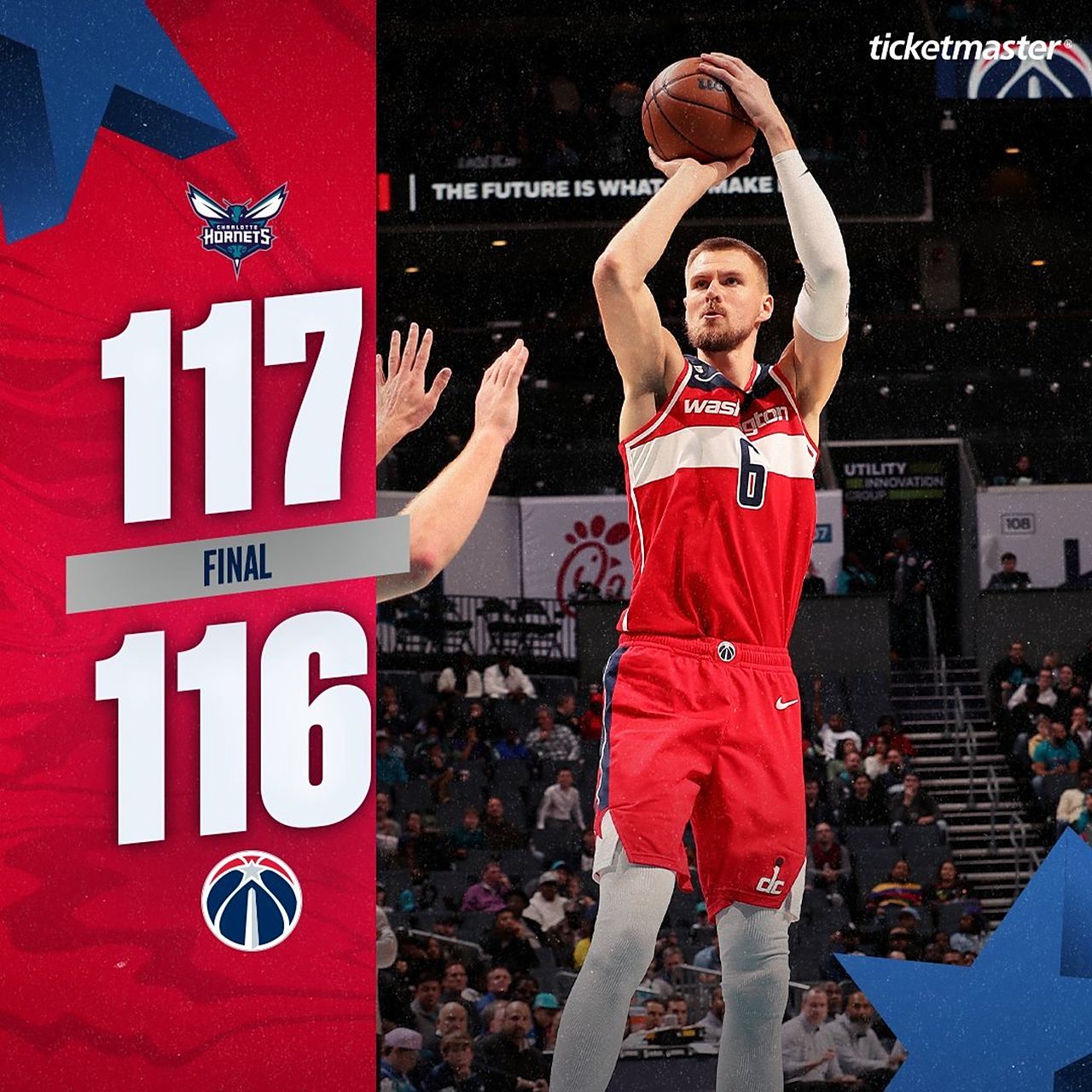 关于黄蜂险胜奇才,升至东部前列的信息 关于黄蜂险胜奇才,升至东部前列的信息